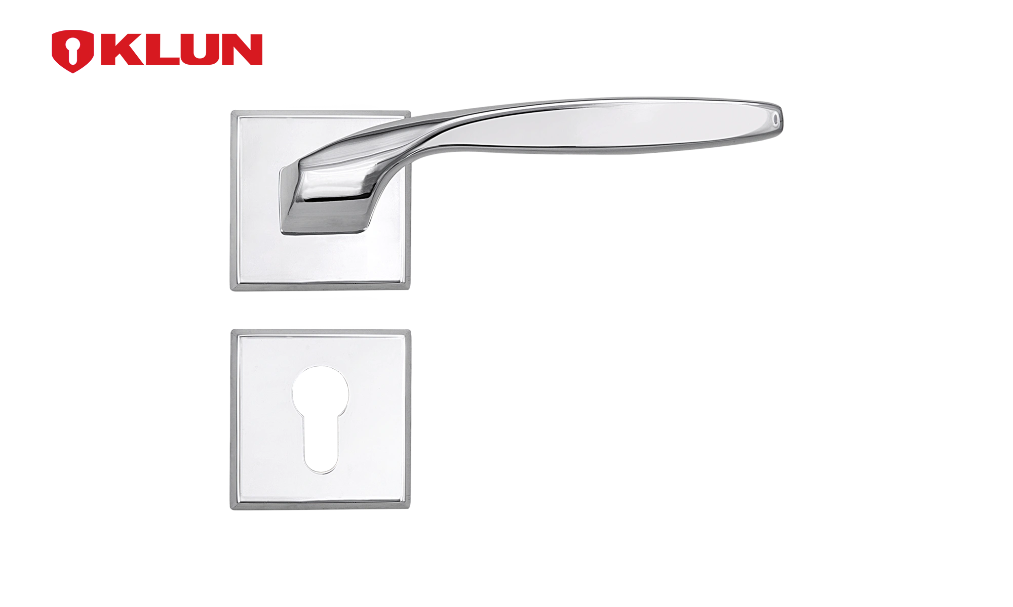 Nirvana rosette door handle - 107